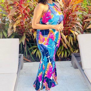 Medium Floral Maxi Dress